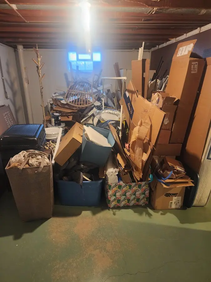 Roll-off dumpster container at job site for Construction Dumpster Rental in Galway